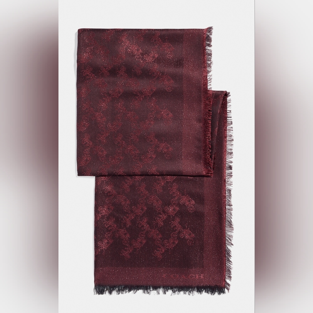 Horse and Carriage Lurex Shawl - Coach